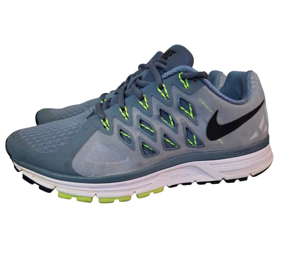 Nike Men's Sz 8 Air Zoom Vomero 642195-405 Gray Green Running Shoes